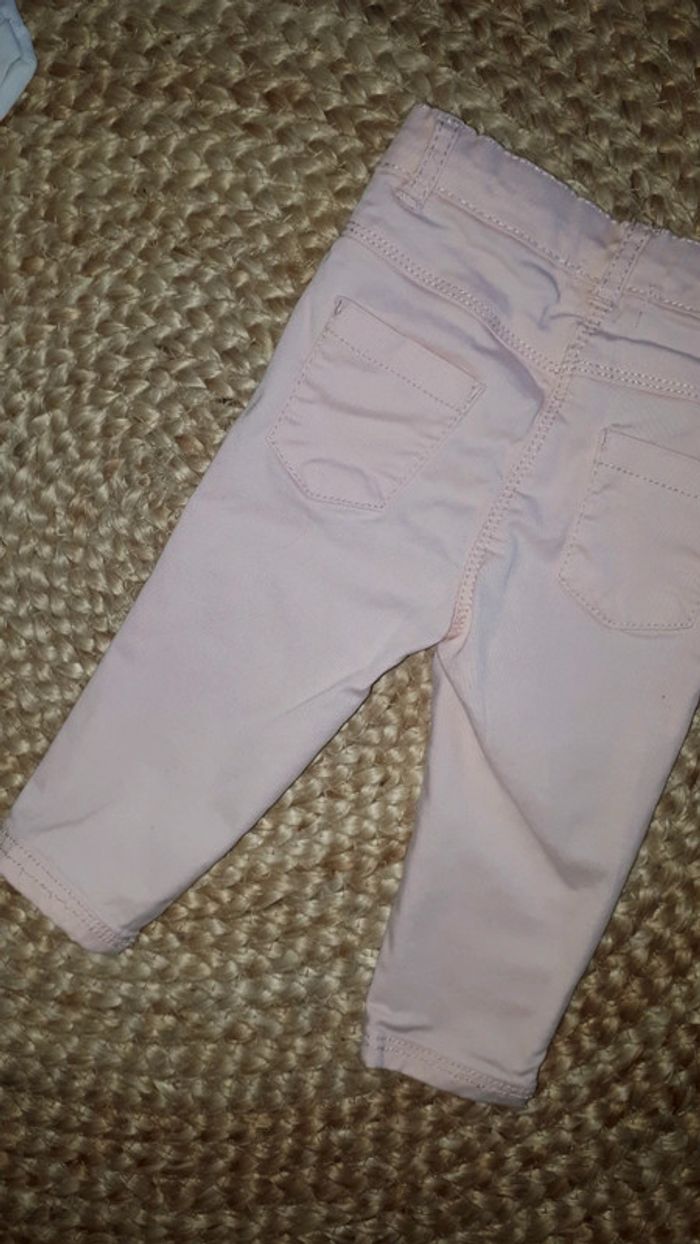 Joli ensemble fille pantalon et tee shirt manches courtes - 6 mois - photo numéro 7