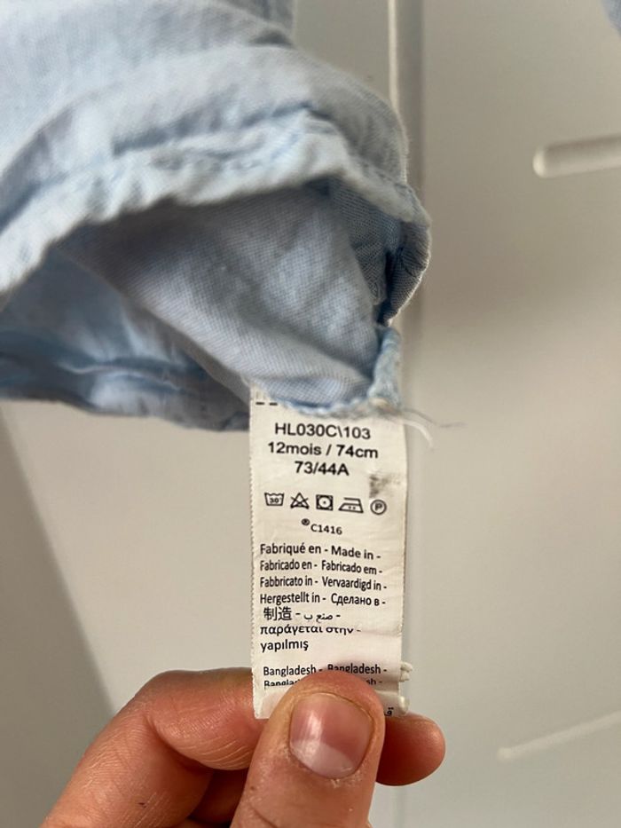 Chemise 12 mois - photo numéro 4