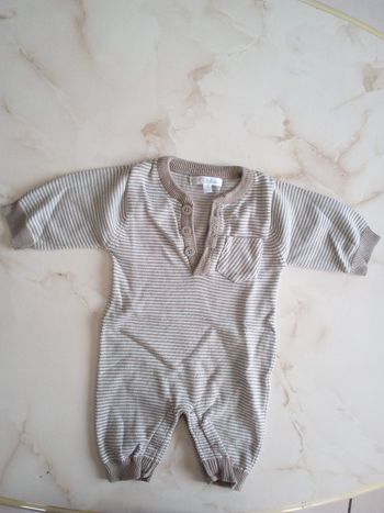 Combinaison garçon 1 mois 54 cm