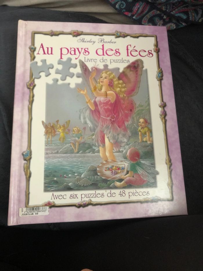 Livre puzzles au pays des fées