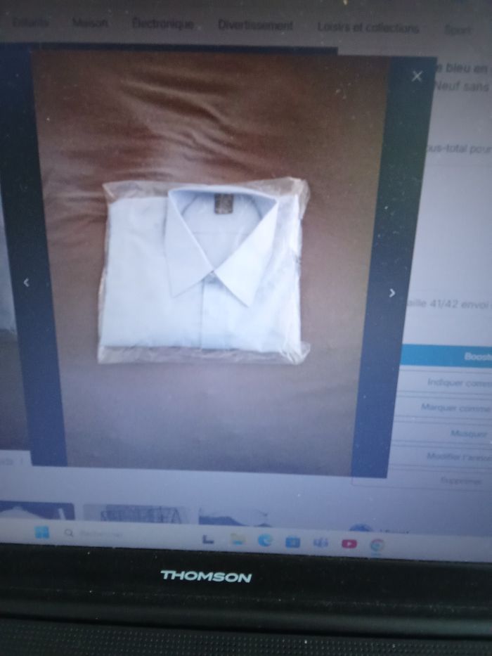 Chemise bleue ciel neuve - photo numéro 1