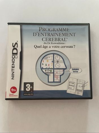 Jeu Nintendo DS Entraînement Cérébral Kawashima