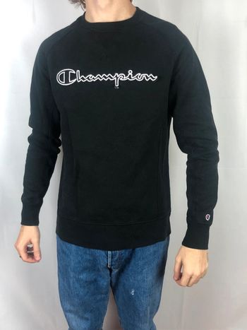 Pull / sweat Champion S noir