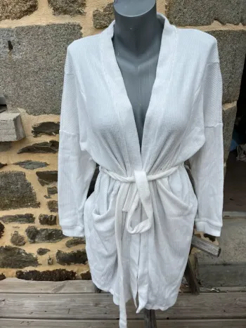 Robe de chambre blanche - Pour moi