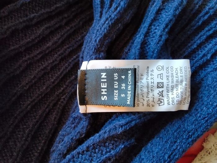 Robe longue bleu marine taille S/36 Shein - photo numéro 4