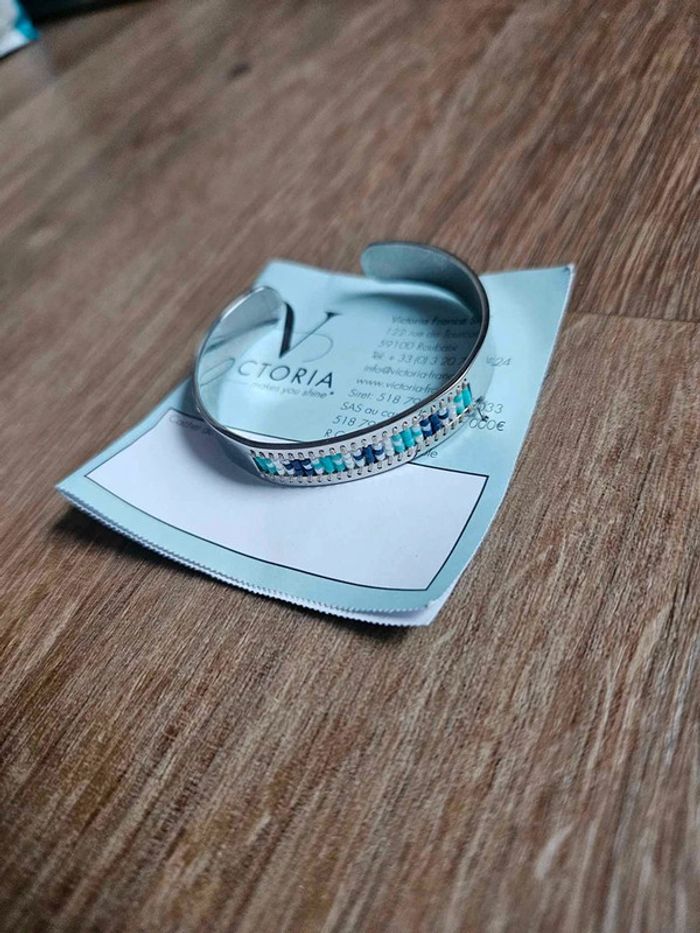 Bracelet Victoria bleu taille 58 - photo numéro 2