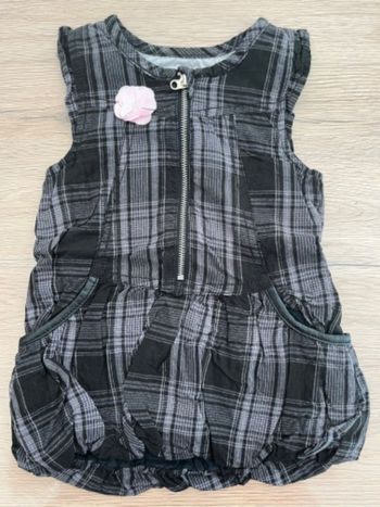 Robe à carreaux 6 mois fille
