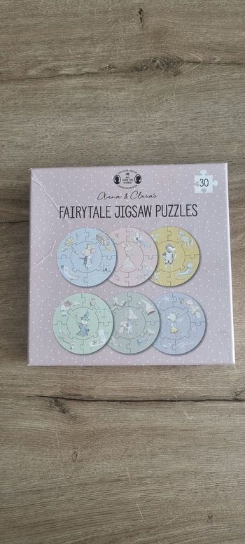 Boîte de 6 puzzles ronds