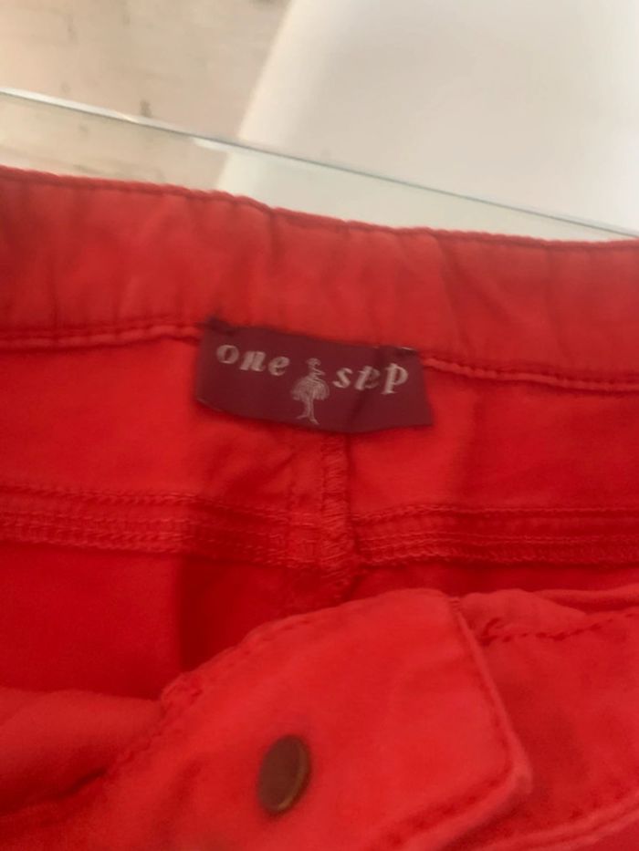Pantalon rouge taille 27 one step - photo numéro 5