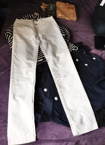 Jeans blanc Petit Bateau en Taille 38/40 | Neuf avec étiquette prix boutique 95€