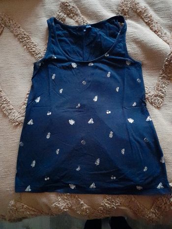 Débardeur noir etam taille xs