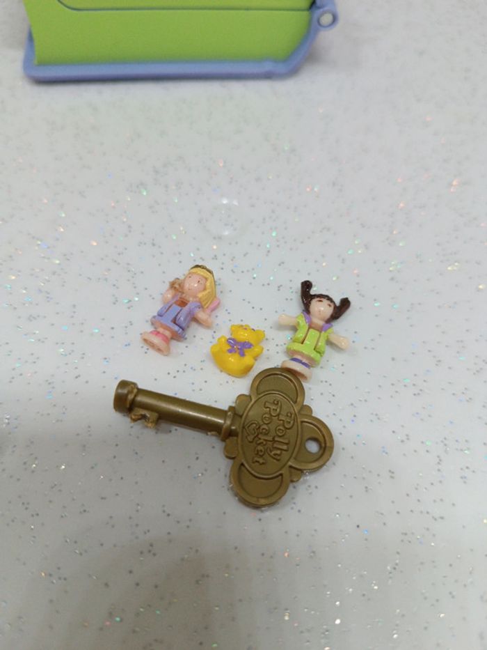 Polly pocket bluebird livre Book toy fun land pays jouet v 5 violet purple playhouse complet vintage - photo numéro 18