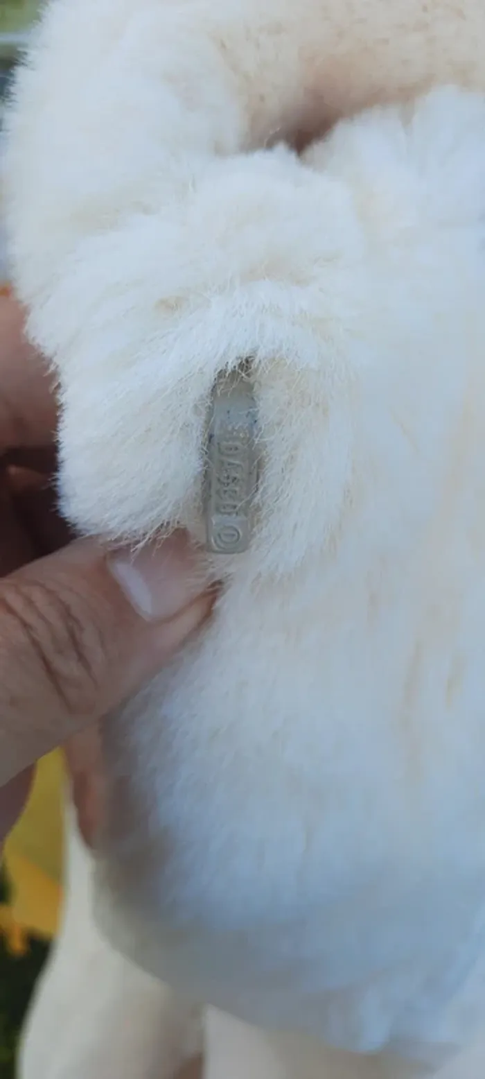 Veste 3/4 en fausse fourrure beige – Taille 44 - photo numéro 4