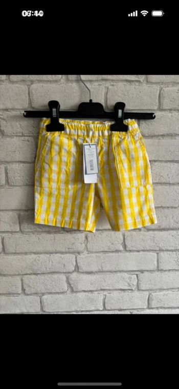Short jacadi taille 12 mois neuf