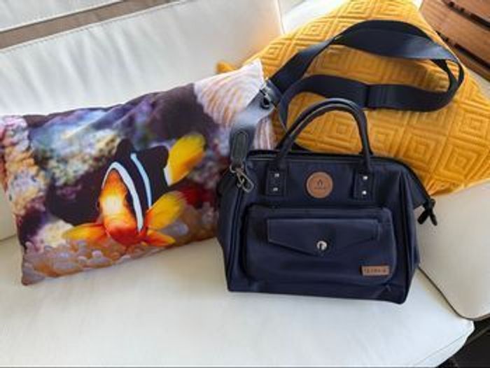 Sac à main Cabaïa crossbody marine