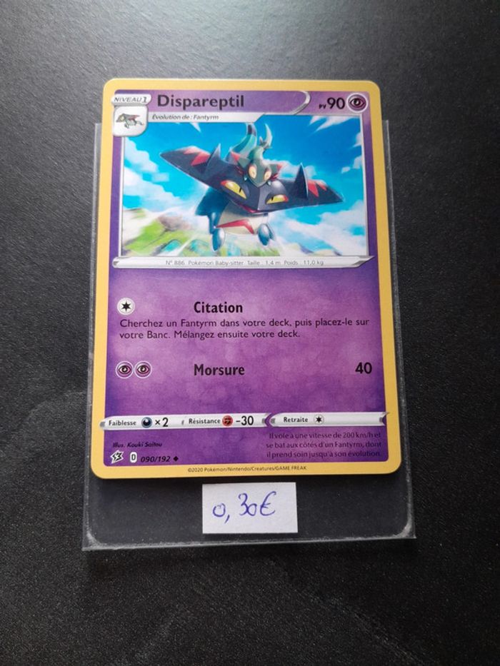 Carte Pokémon Dispareptil 90/192