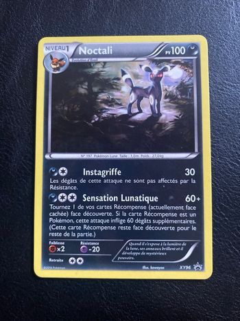 carte Pokémon française  Noctali Holo - Promo XY96 (carte promo XY96) 