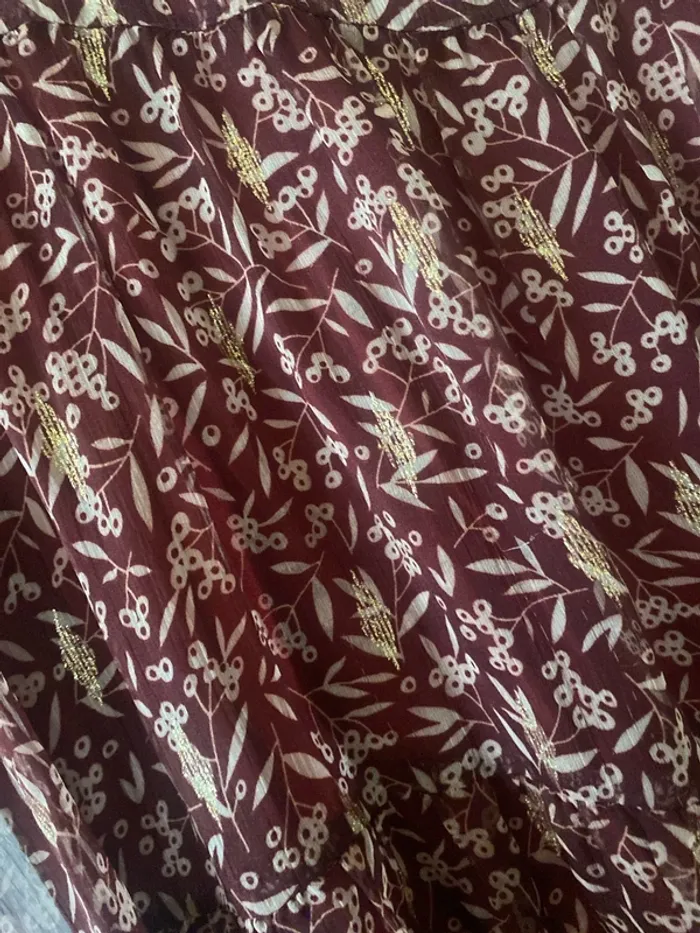 Tunique/robe bordeaux - photo numéro 2