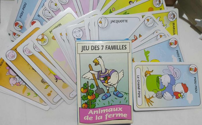 Jeux des 7 familles, animaux de la ferme - photo numéro 6