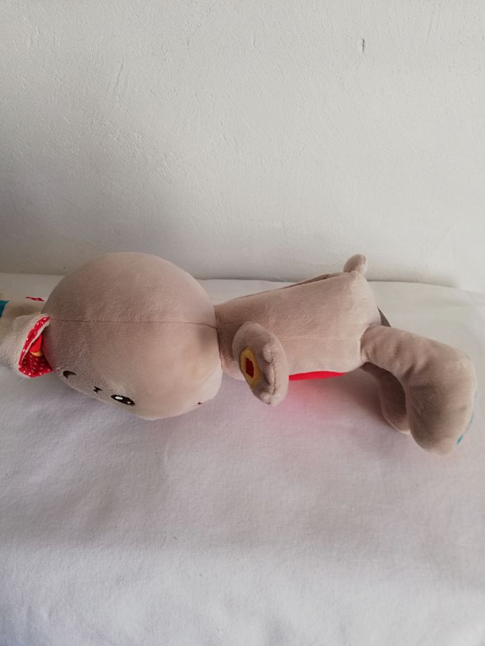 léo mon lapin d'apprentissage peluche interactive - photo numéro 4