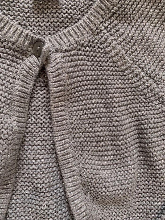 Boléro gris pailleté Gap 5 ans - photo numéro 2