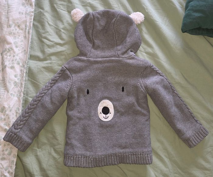 Gilet gris zippé chaud #orchestra 18 mois - photo numéro 2