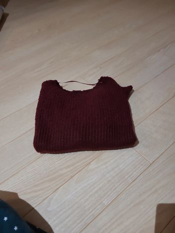 Pull maille chenille
