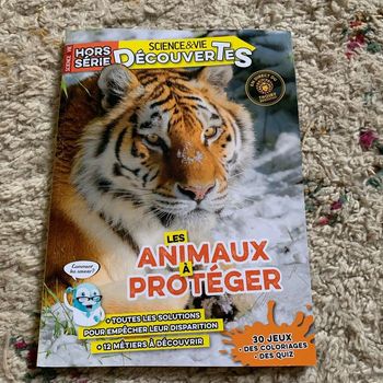 Sciences et vie, découverte, les animaux à protéger