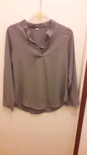 Blouse col V