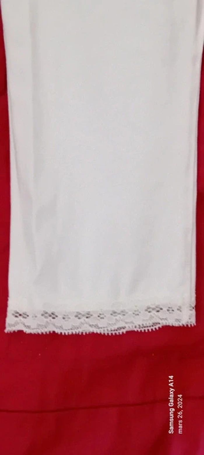 Leggings blanc bas en dentelle fille 164 cm h&m - photo numéro 9