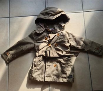 Trench uni à ceinture ajustable mixte Orchestra 4 ans