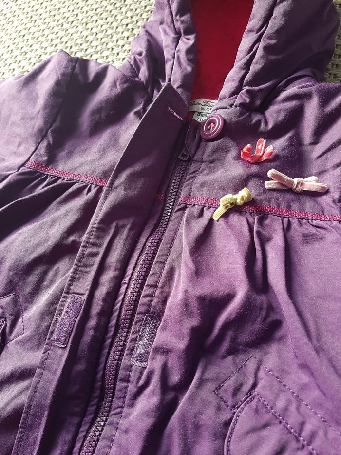 Manteau épais fille - 9 mois - photo numéro 4