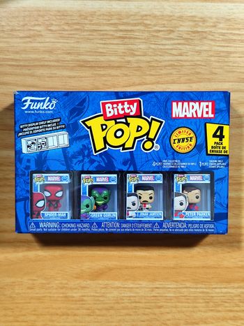 Boîte 4 Bitty Pop! Marvel Comics - Spider-Man & Ennemis (Chase Edition)