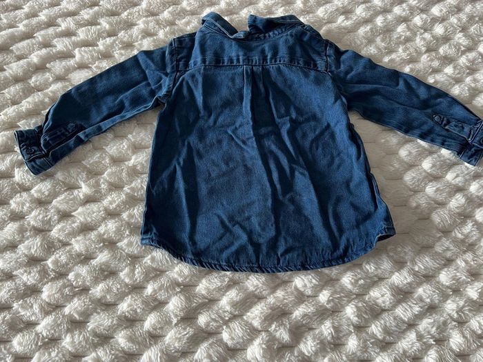 Chemise en jean Zara 18-24M 92cm - photo numéro 3