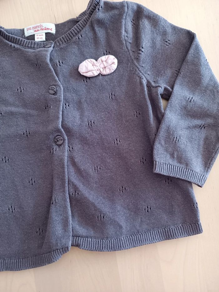 Gilet marron 18 mois DPAM - photo numéro 5