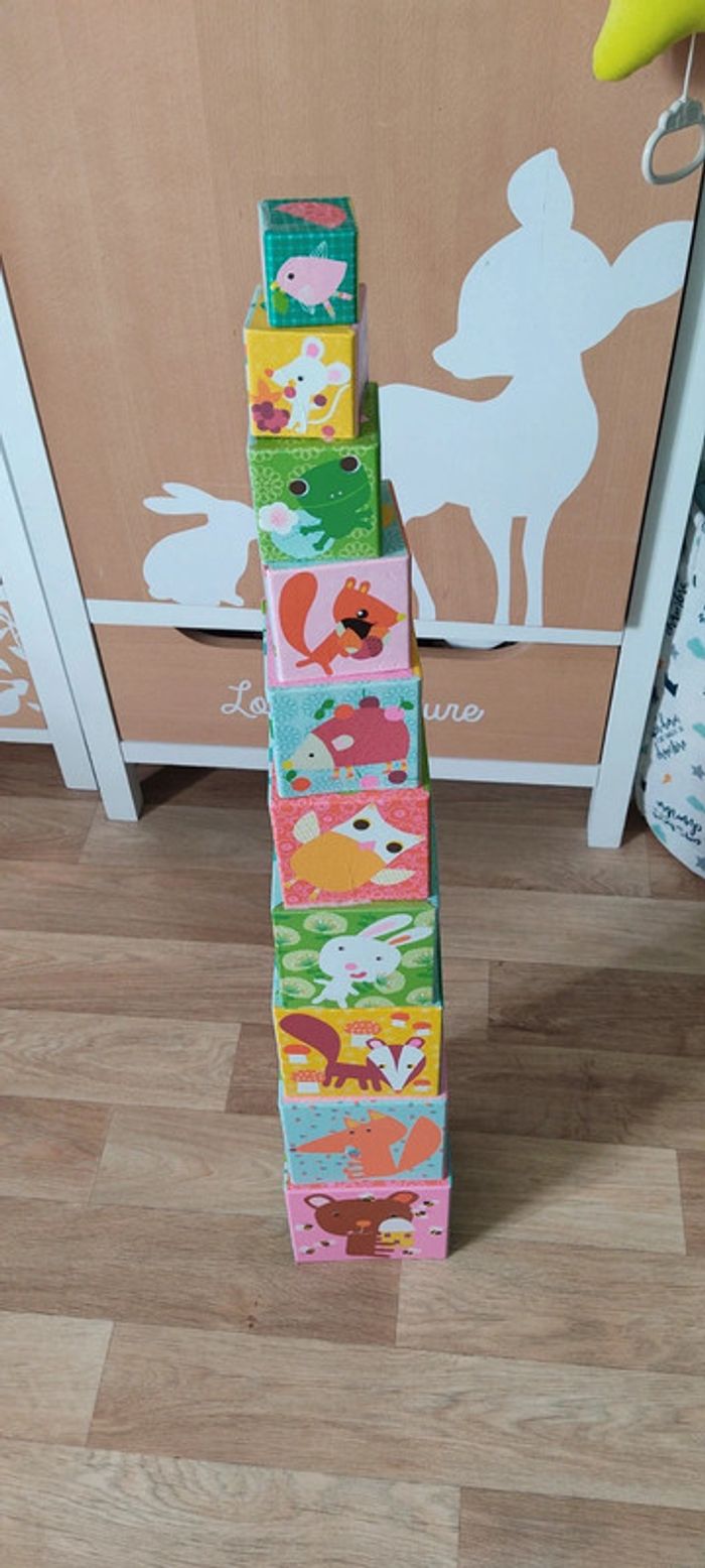 Cubes à empiler Djeco - photo numéro 5