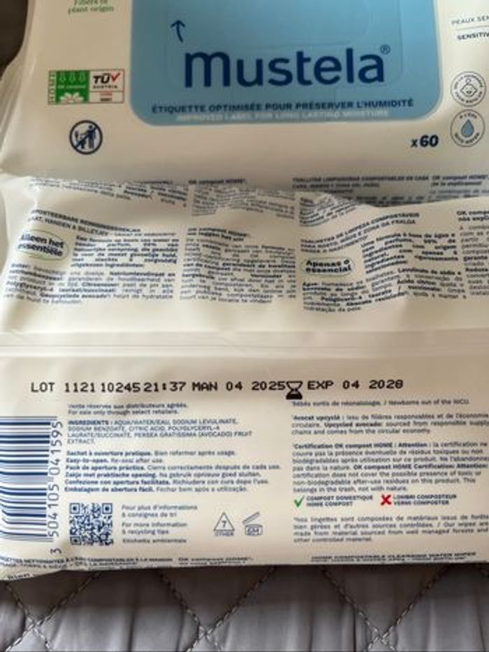 Lingettes Mustela - photo numéro 2