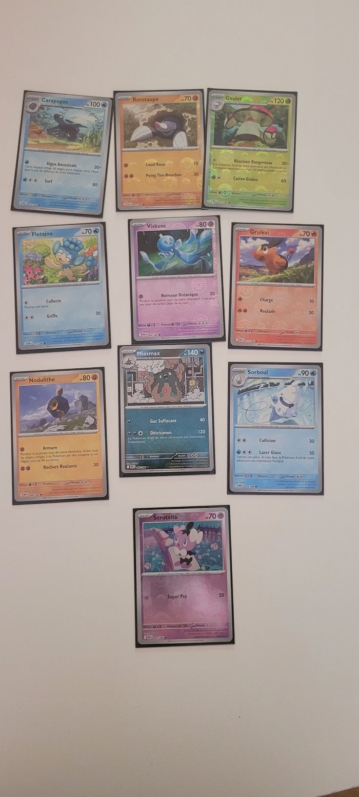 Lot carte pokemon 10.5 foudre noir flamme blanche hit - photo numéro 2