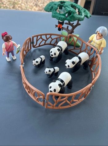 Enclos des pandas Playmobil