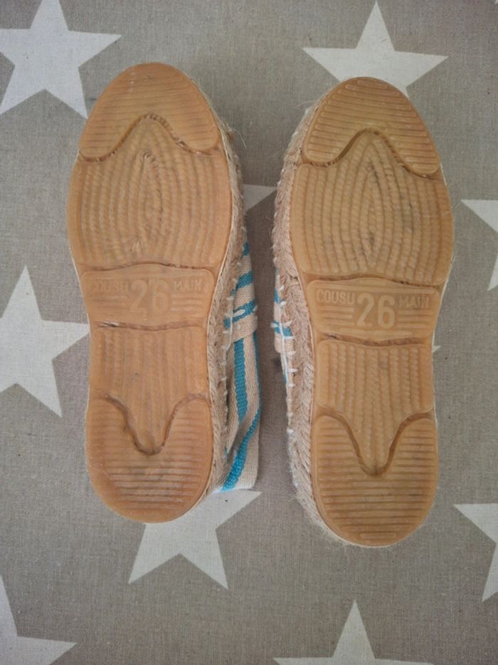 Véritables espadrilles bébé - photo numéro 3