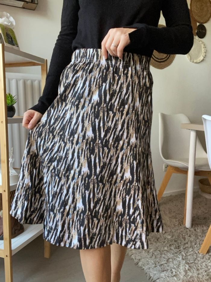 Jupe vintage léopard taille 36/38