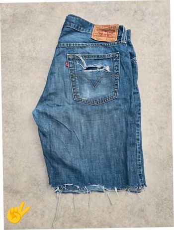 Short Levi's 527 W32 FR42 Bleu Homme men #SHO43b