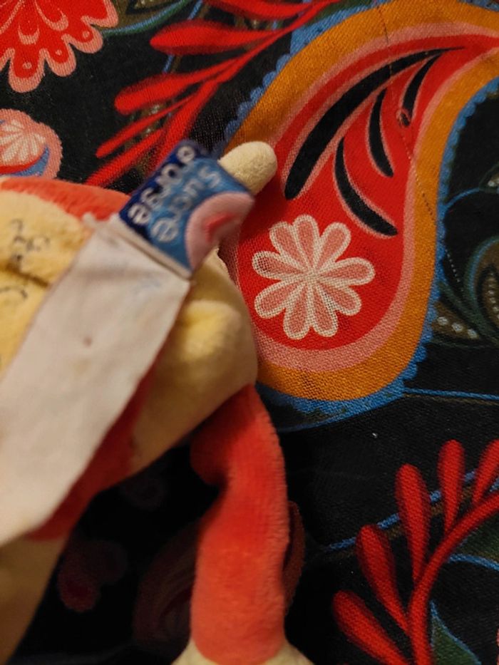 #1 Sucre d'orge - doudou mouchoir Cajou la girafe - photo numéro 4