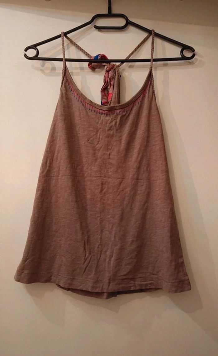 Débardeur pyjama marron