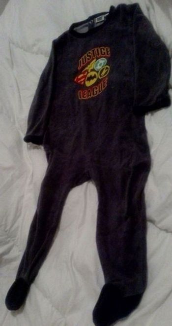 24 mois Grenouillère épaisse justice league America automne-hiver