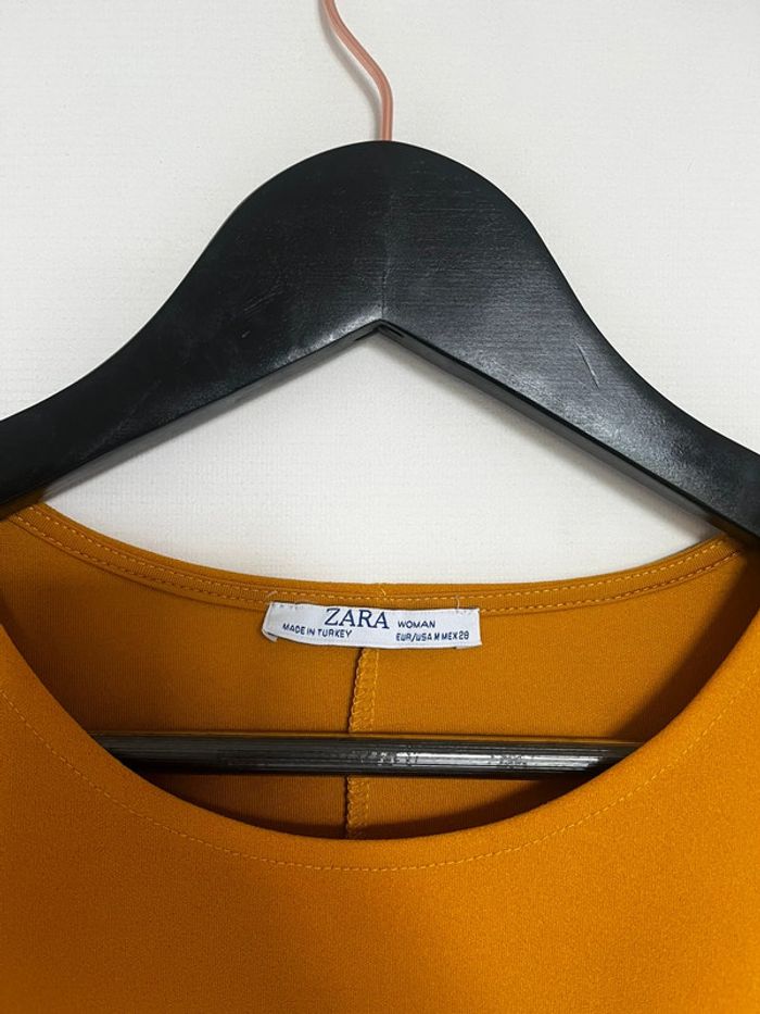 T-shirt ample jaune moutarde - photo numéro 5