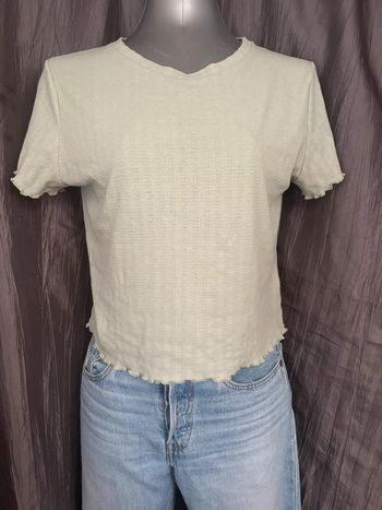 T-shirt léger vert amande love to lounge 40/L