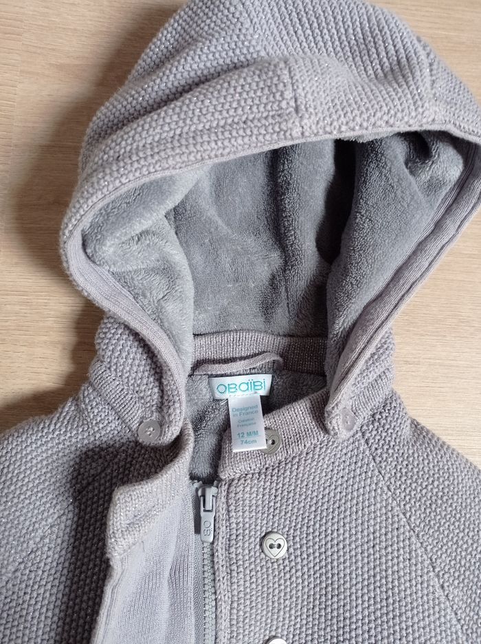 Veste polaire 12 mois Obaibi - photo numéro 3