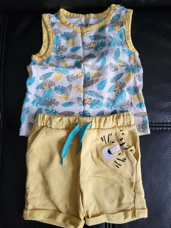 Débardeur / short 12 mois