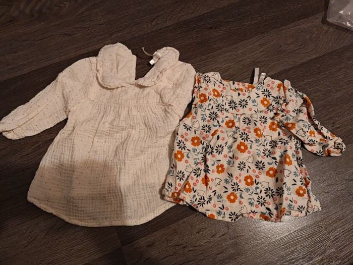 Lot blouse bébé